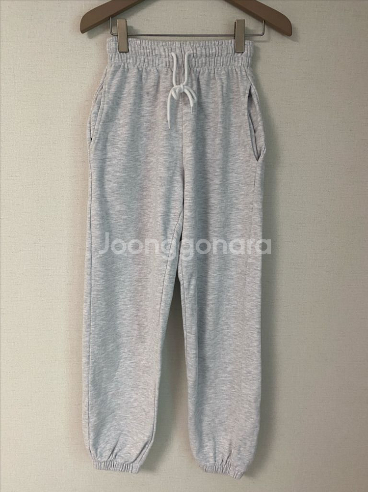 트랜디어패럴 스턴 힙 조거 팬츠 멜란지그레이--2