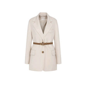 새상품) 라인 울 핸드메이드 코트 (한소희 착용)