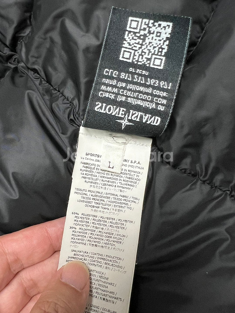 스톤아일랜드 DAVID-TC 양털패딩 L사이즈--5