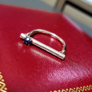 14k청러프다이아 스지스틱반지 (13호정도)