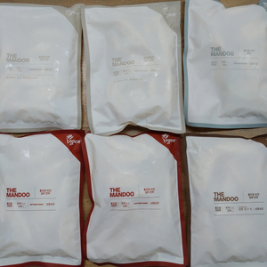 홍진경 더만두 비건만두 6봉 패키지 비건만두 김치만두 버섯만두 잡채만두