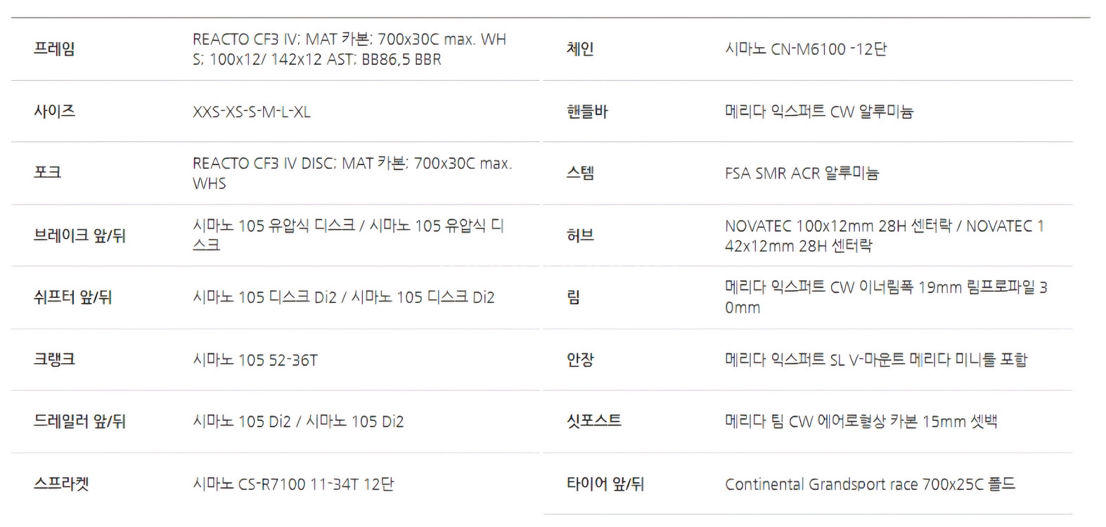 메리다 리액토 6000 로드 대차/판매 합니다--1