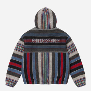 25년 슈프림 우븐 스트라이프 후드 자켓 XL (새제품