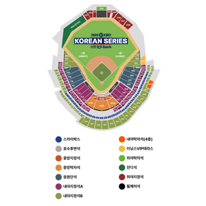 한국시리즈 4차전 1루 1층 내야지정석
