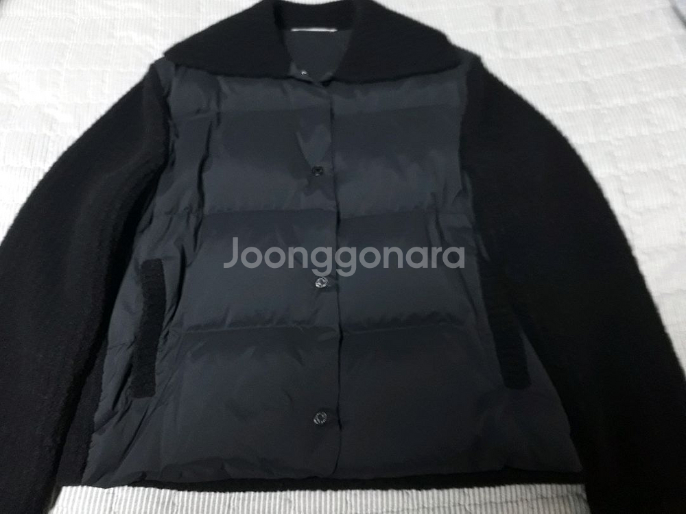 더캐시미어 니트 구스 점퍼 블랙85--2