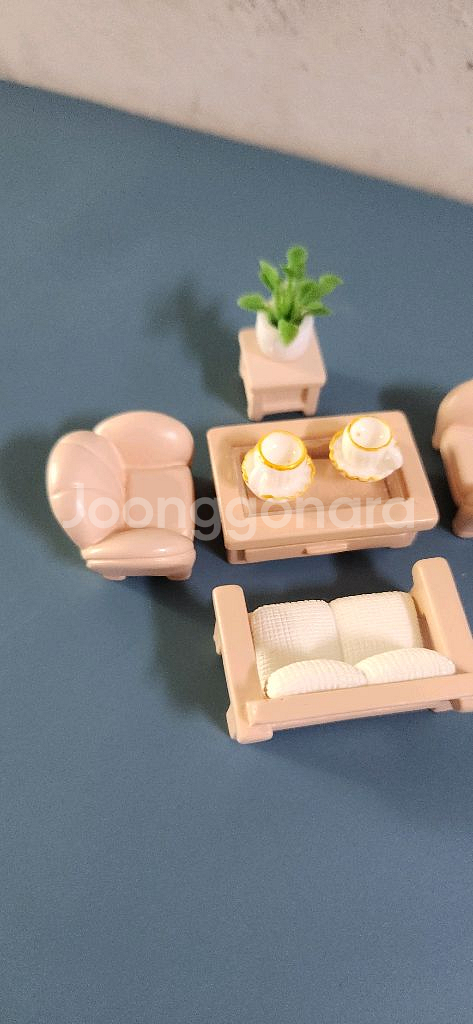 새상품)미니어처 쇼파 테이블 세트 일괄인테리어소품--3