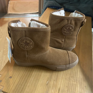 235cm/새상품/컨버스 올스타 어그 부츠 스웨이드 털