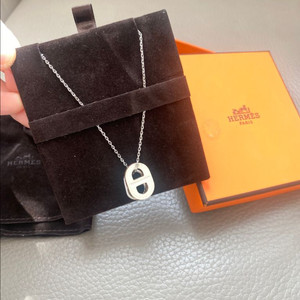 에르메스 오메일론 목걸이 (실버/나타)