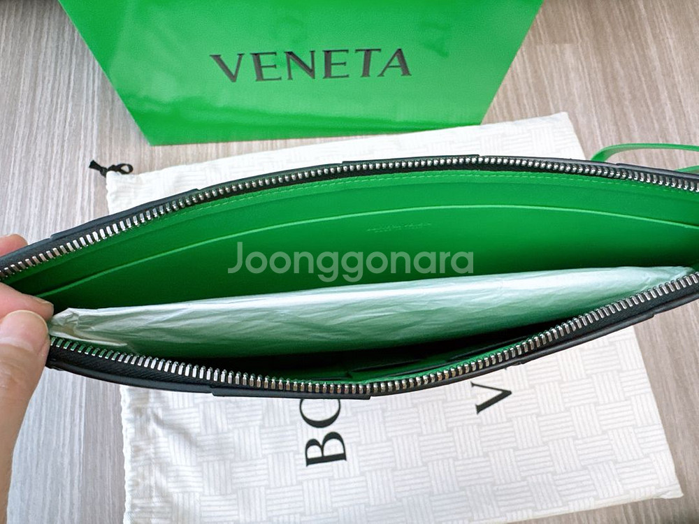 보테가베네타 카세트플랫파우치 클러치 (라지)--8