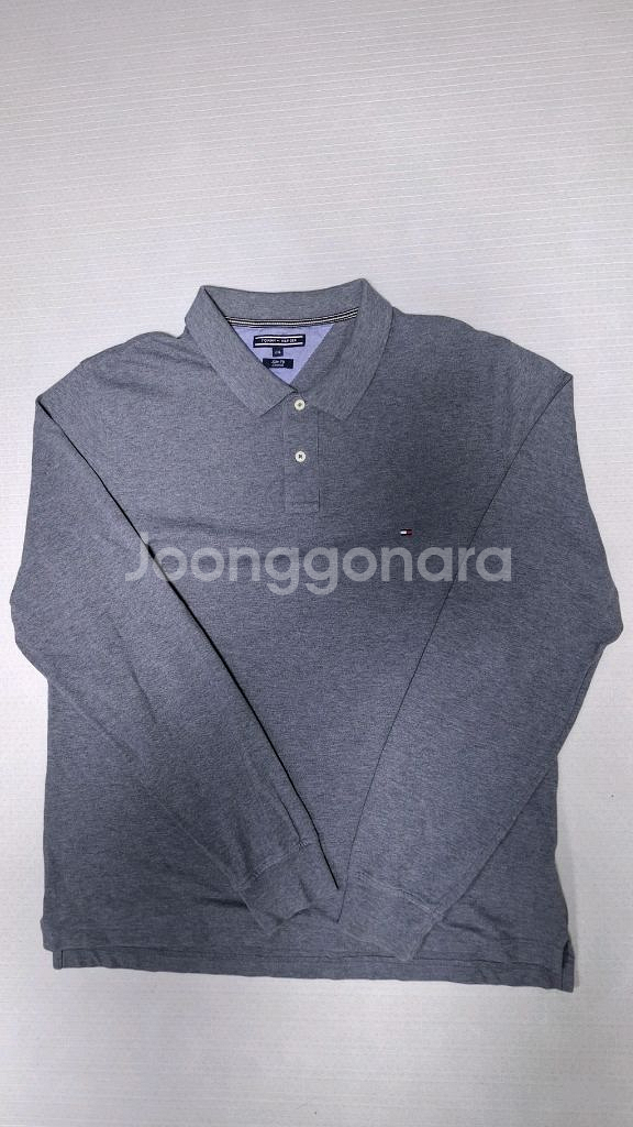 타미힐피거 긴팔 폴로티셔츠 110 슬림핏 스트레치--2