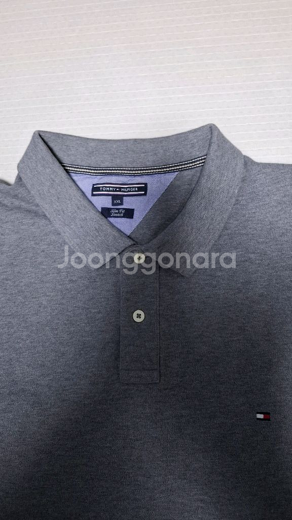 타미힐피거 긴팔 폴로티셔츠 110 슬림핏 스트레치--5
