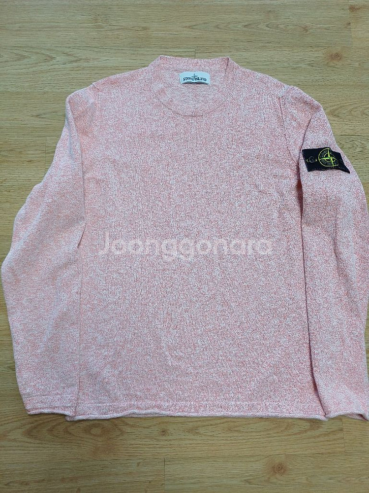 스톤아일랜드 니트맨투맨 큐알정품!남자M사이즈95!최상급--4