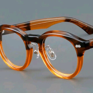 명품스타일 최고급 브라운 뿔테 안경. 새제품