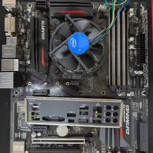 기가 H270 게이밍보드+인텔 펜티엄 G4600 팝니다