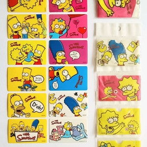 심슨 카드 리폼 스티커 12종+카드포켓 5종 일괄