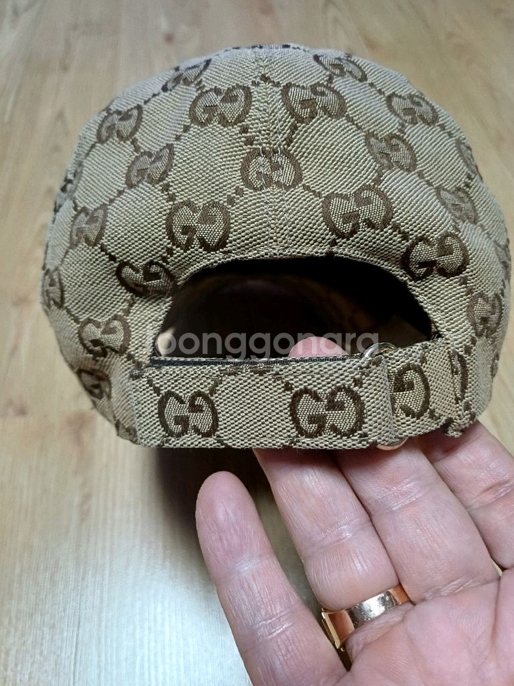 구찌 GG패턴 볼캡 롯백본점 정품!남녀공용!57cm!--2