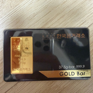 한국금거래소 골드바 10돈 37.5g 팝니다