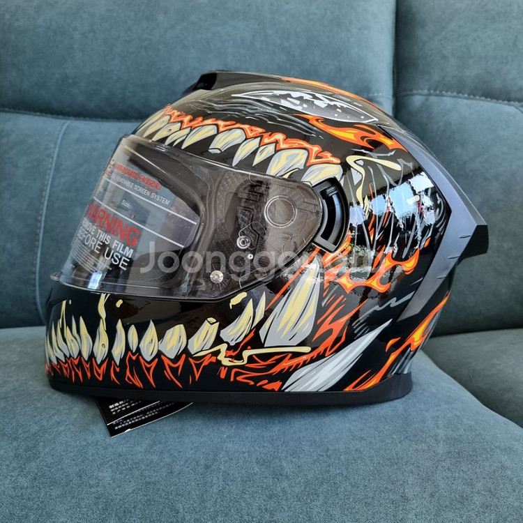 (폐업정리/즉시발송/무료배송) 베놈 오토바이 헬멧--0