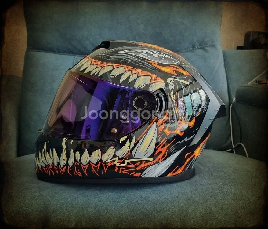 (폐업정리/즉시발송/무료배송) 베놈 오토바이 헬멧--0