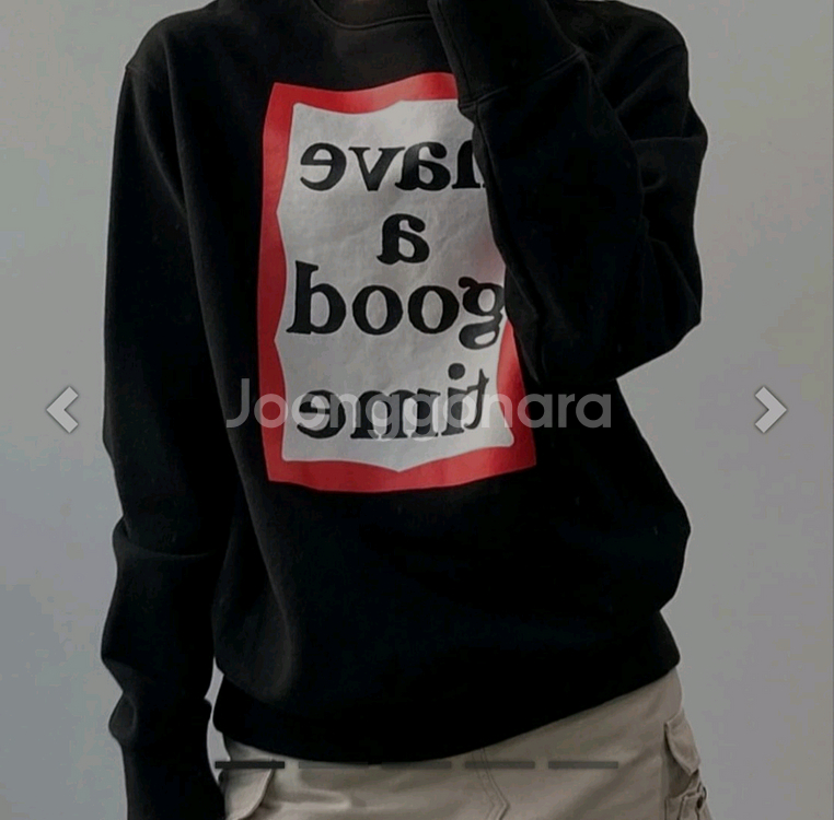 헤브 어 굿 타임 맨투맨 M 사이즈 100권장--1