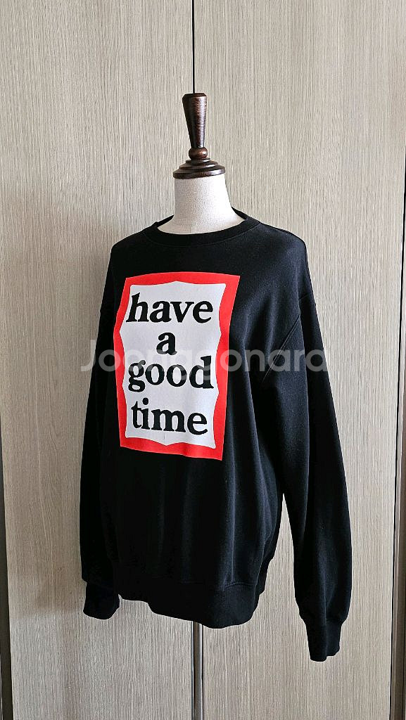 헤브 어 굿 타임 맨투맨 M 사이즈 100권장--3