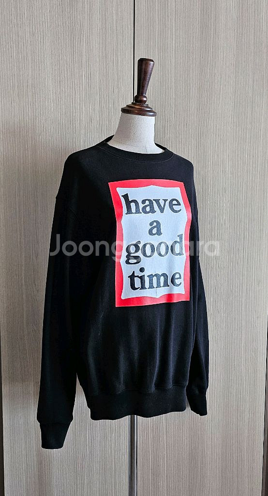 헤브 어 굿 타임 맨투맨 M 사이즈 100권장--4