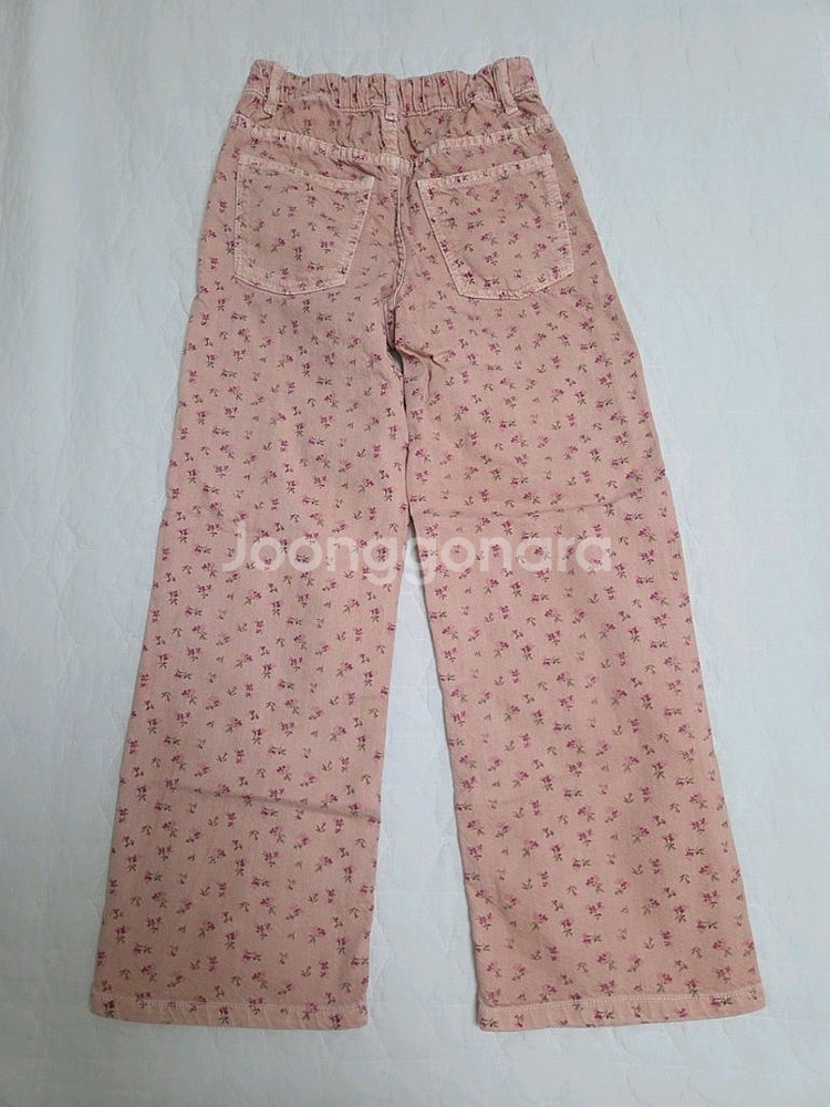 자라 키즈 여아 플라워 데님 팬츠 9y (9세)--1