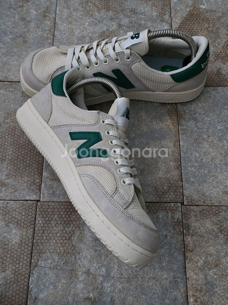 (260)뉴발란스 프로코트 베이지 그린 스니커즈 운동화--3