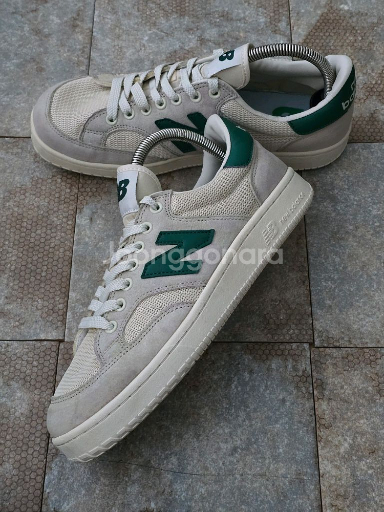 (260)뉴발란스 프로코트 베이지 그린 스니커즈 운동화--2