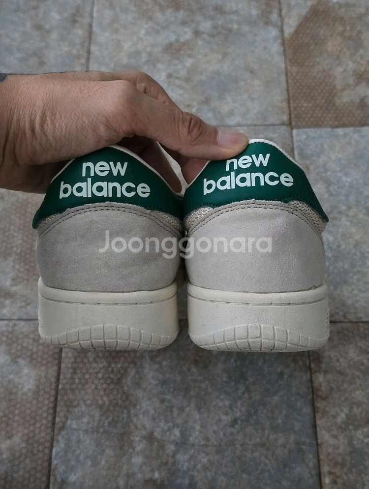 (260)뉴발란스 프로코트 베이지 그린 스니커즈 운동화--7