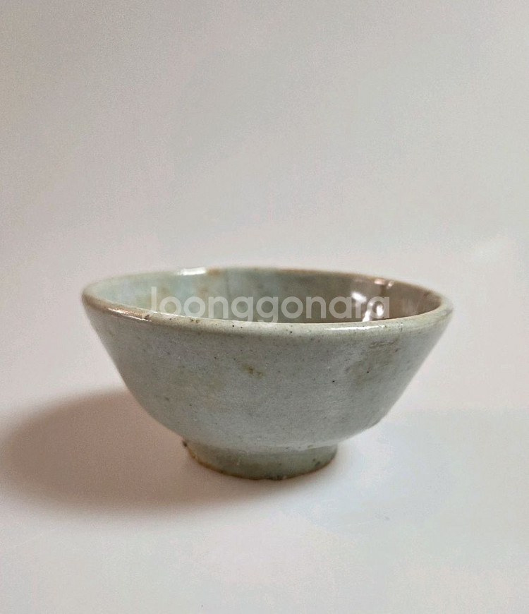 고미술품 조선시대 중기 조선백자 찻잔--1