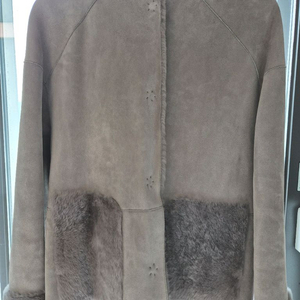 [빈스 VINCE] 리버시블 무스탕 코트(램시어링)