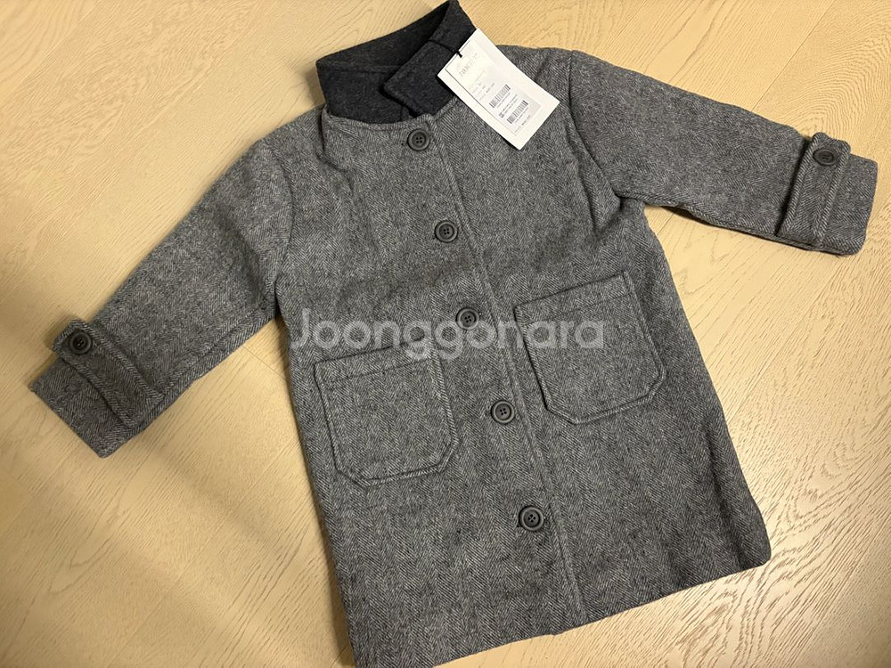 탐베레(TAMBERE) 키즈 울90 코트 새제품--1