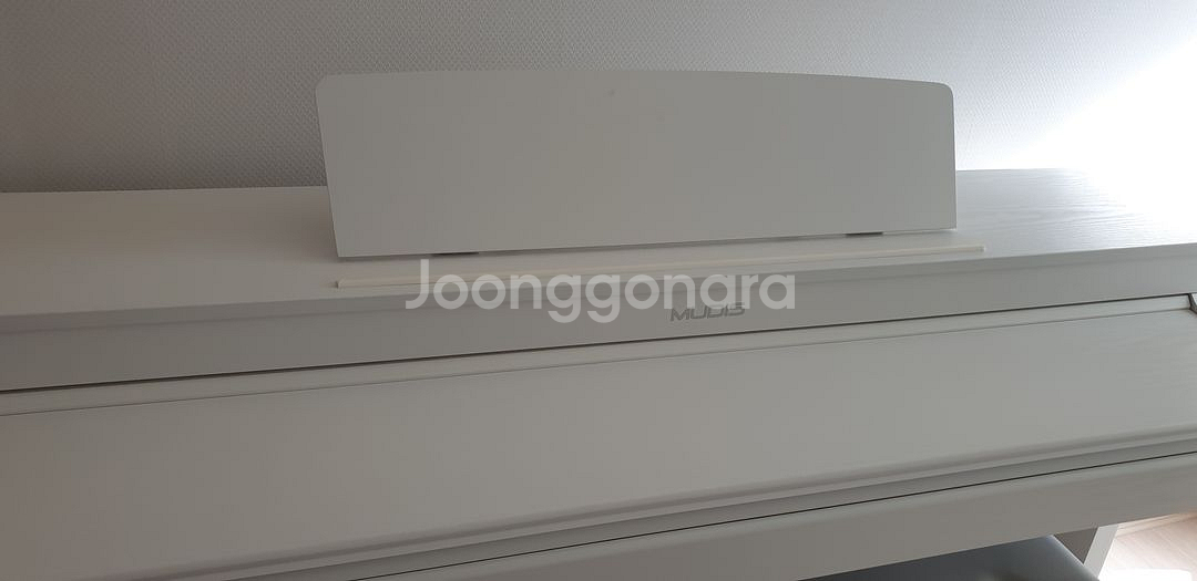 뮤디스 화이트 디지털 피아노, 사용감 없음--2