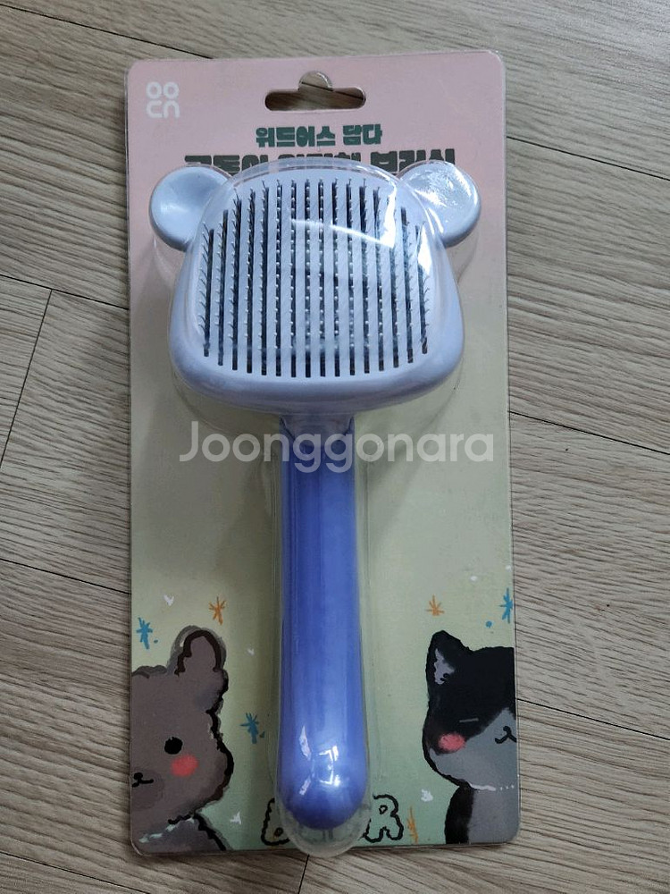 위드어스 곰돌이 원터치브러쉬 새상품--1