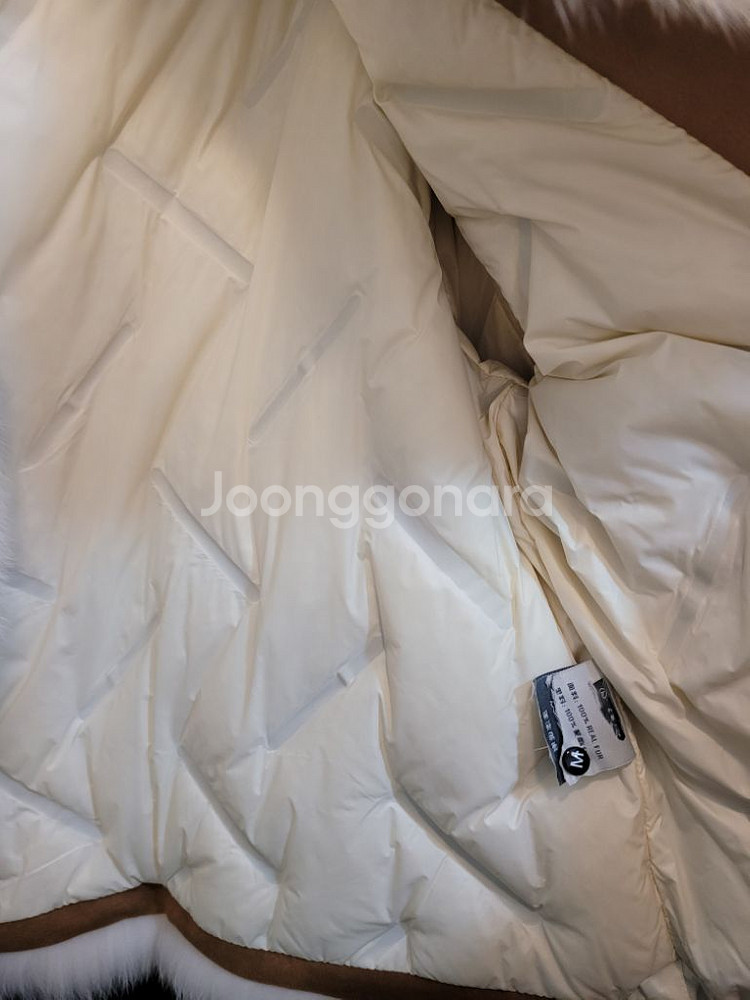 세일 최고급 폭스퍼무스탕코트 안감 무봉제구스다운100--5