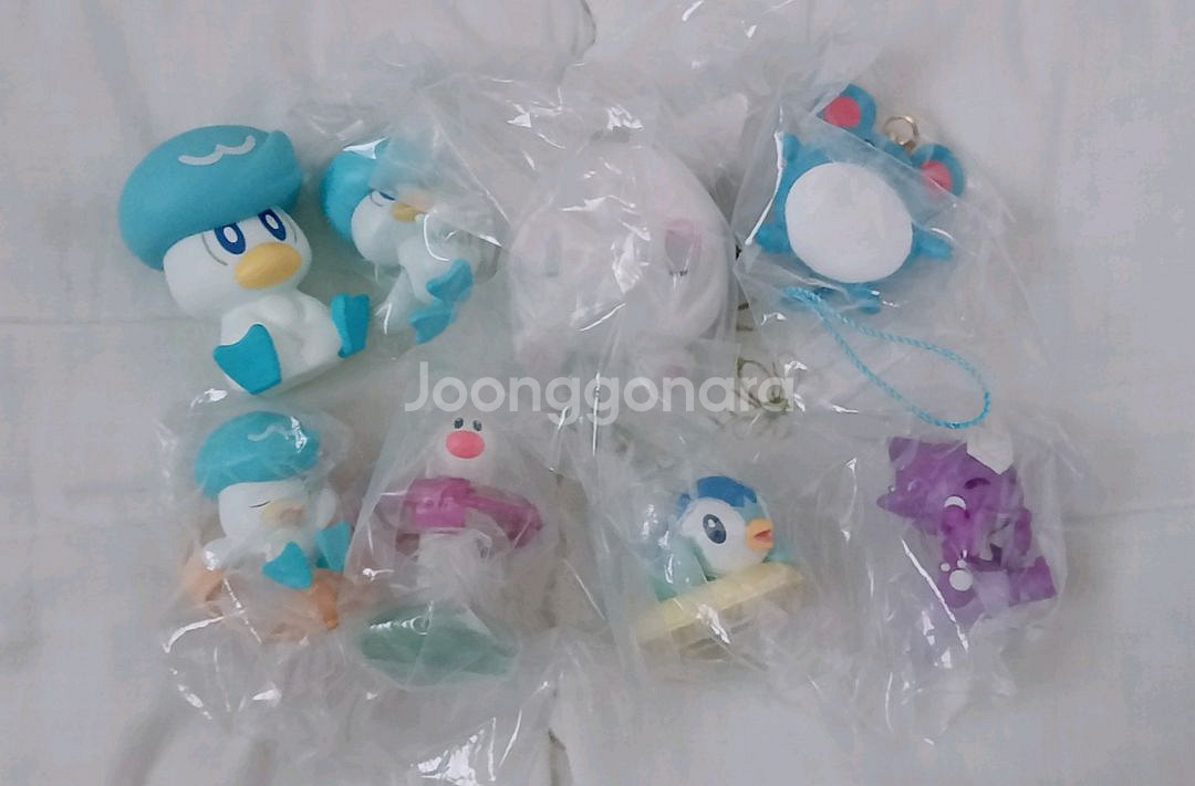 일괄)포켓몬스터 가챠피규어세트-2(물타입위주)--0
