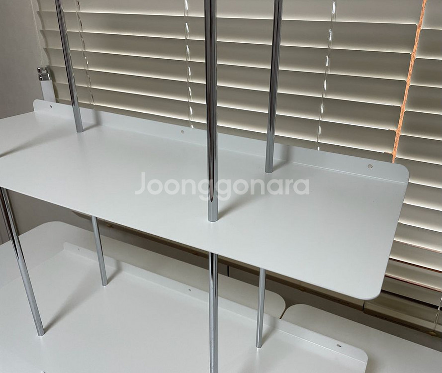 [S급] 밀라우 선반 화이트 3단--4