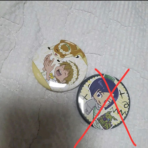 디지몬 리키 파다몬 가부몬 웨딩 캔뱃지