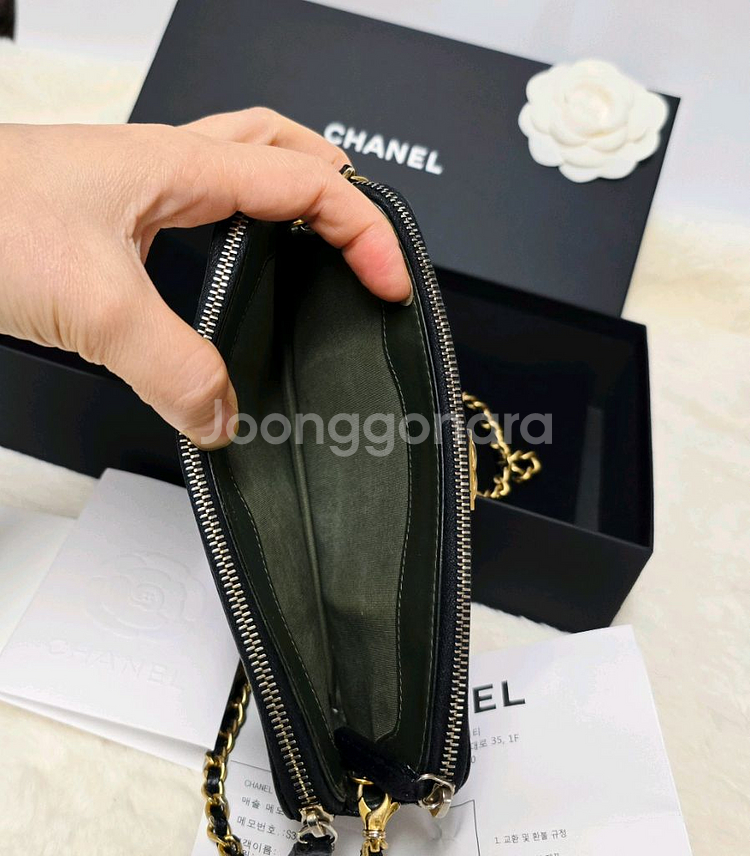 샤넬woc폴더백 숄더백 체인백 미니백 23번대영수증포함--4