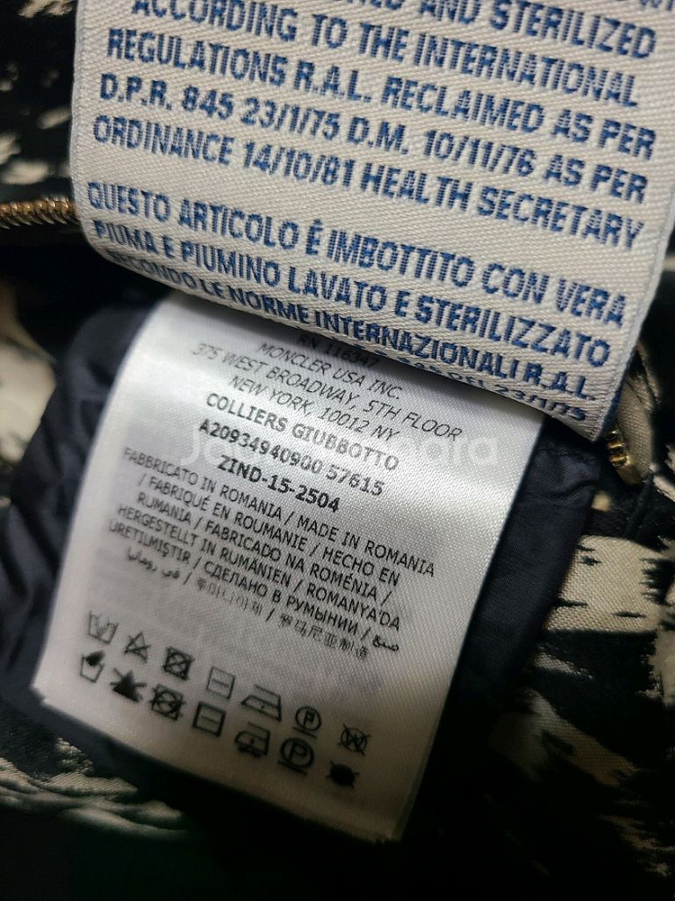 몽클레어 여성 경량패딩--6