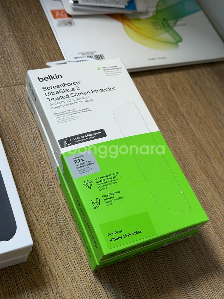 벨킨 16 프로 맥스 울트라글래스2 OVA158fq--0