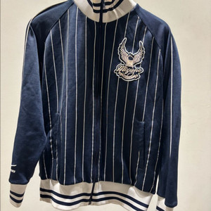 미즈노 야구 봄버 자켓 L 네이비