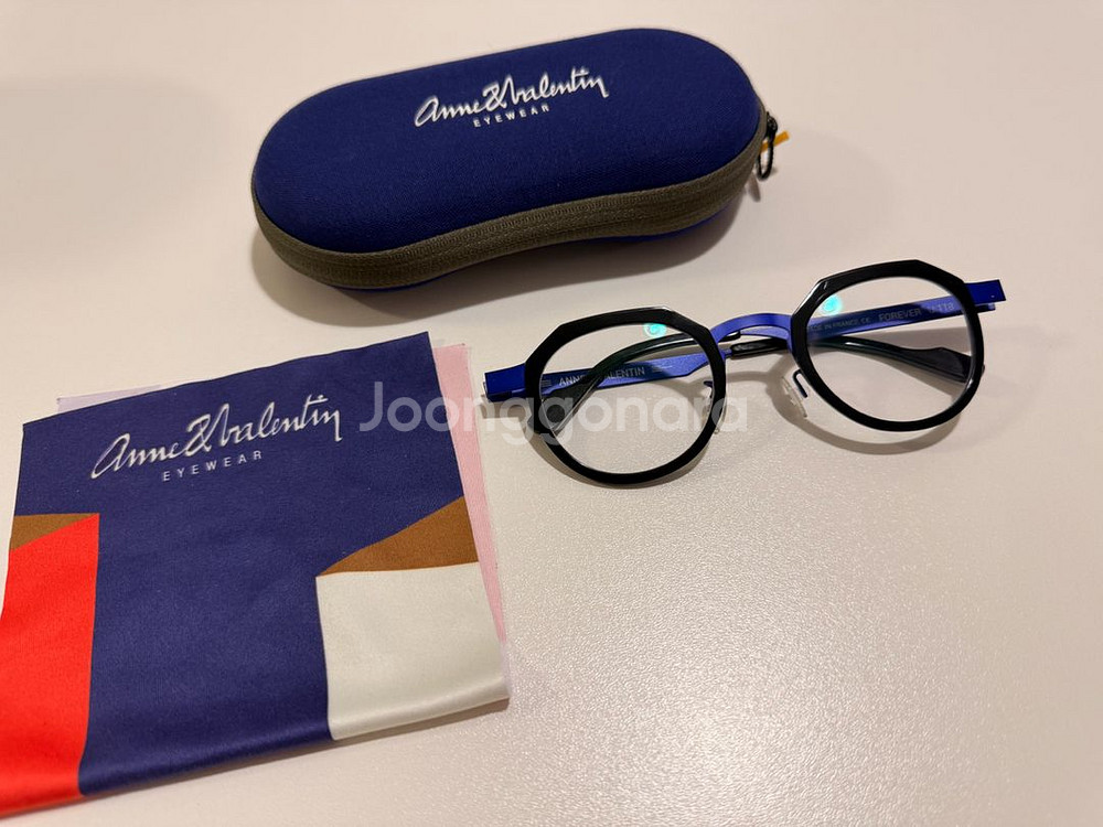 프랑스 안네발렌틴 U118 블랙/블루 안경 Anne--0