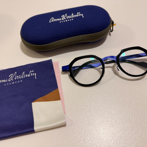 프랑스 안네발렌틴 U118 블랙/블루 안경 Anne