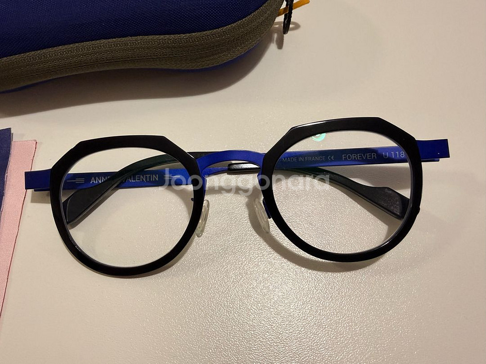 프랑스 안네발렌틴 U118 블랙/블루 안경 Anne--1