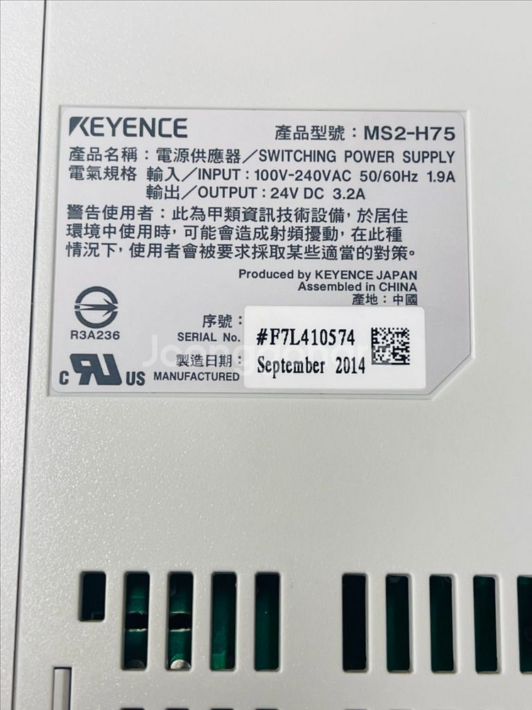 KEYENCE. MS2-H75 3.2 A--2