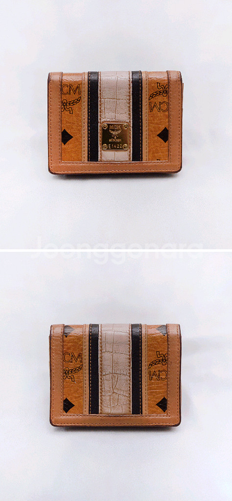 MCM 트레이시 비세토스 가죽 카드.명함 지갑--1