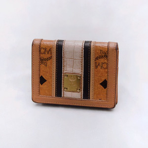 MCM 트레이시 비세토스 가죽 카드.명함 지갑