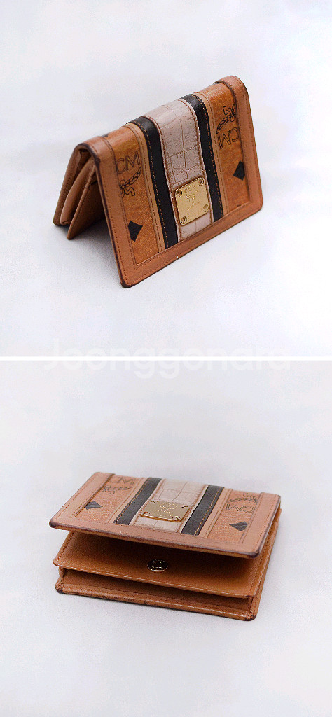 MCM 트레이시 비세토스 가죽 카드.명함 지갑--2